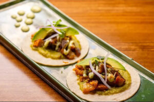 Mini Tacos de Chicharrón